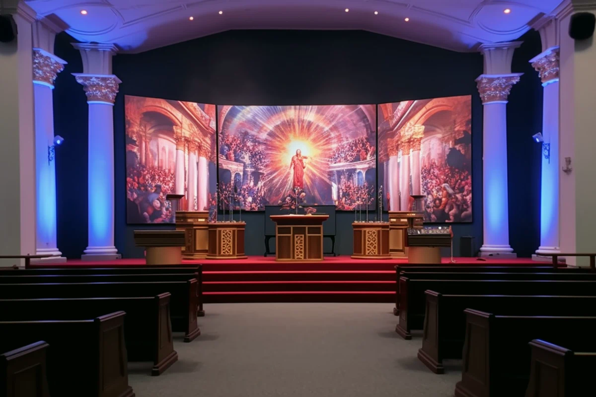 LED Display for Church - Indoor Solution - RadixLed Optoelectronics
